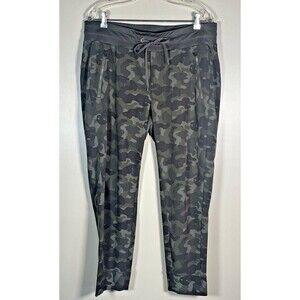 Women’s Anthropologie Marrakech Camo Athletic Jogger Pants Sz 14 Poly Stretch